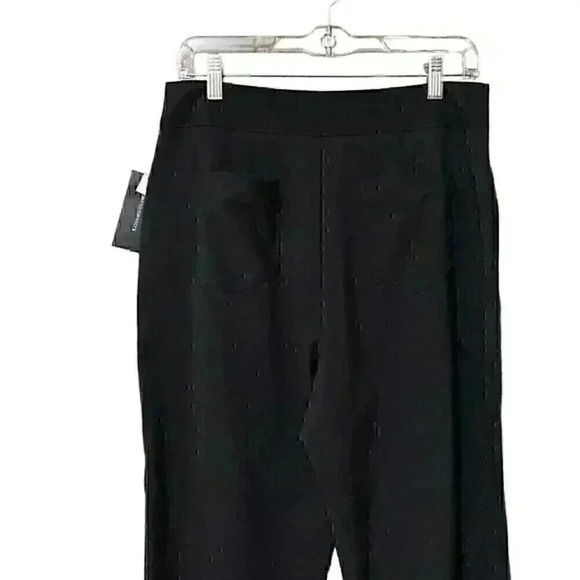 Danielle Bernstein Pants Women’s 8 Black Ring Zip  NWT - Picture 5 of 8
